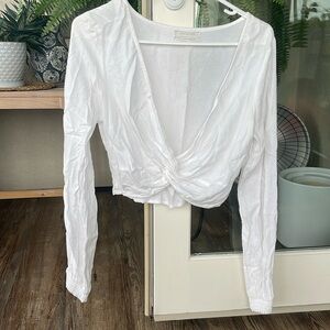 Urban outfitters cropped long sleeve